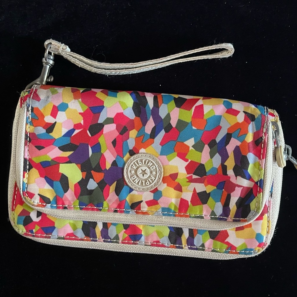 Kipling Seoul Mosaic Print Large Backpack with Wallet & Pouch - Picture 5 of 13